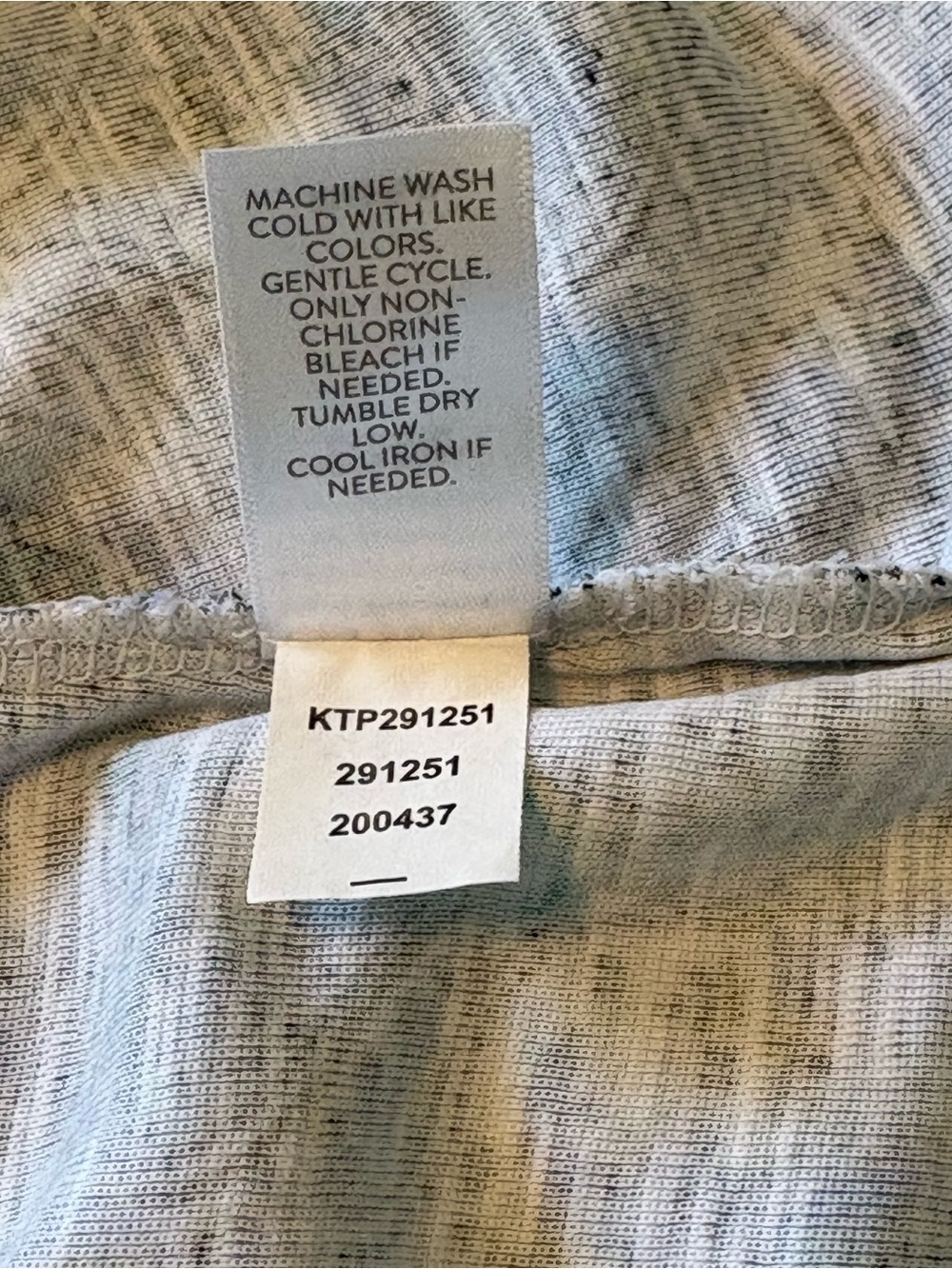 J. Jill Pima Slub Scoop Neck Side Slit Tee Size Large - Picture 7 of 9